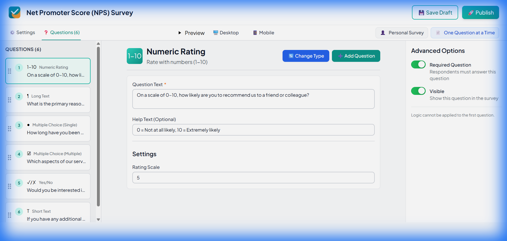 Template customization